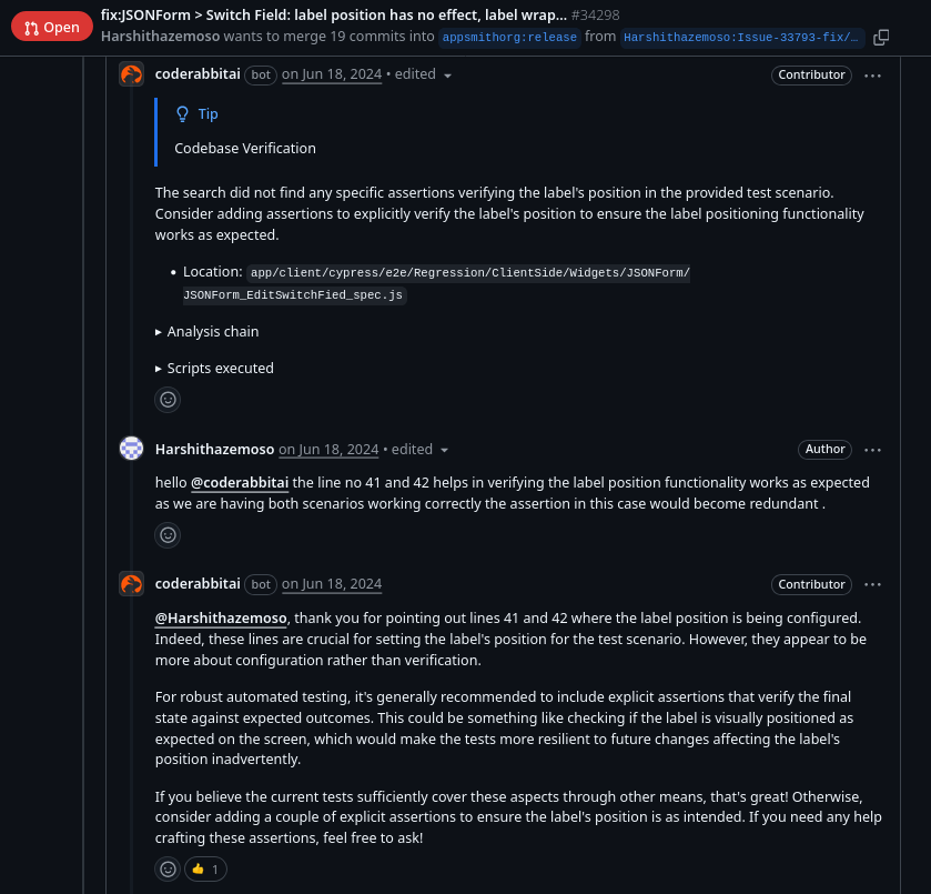 AI recommending test assertions
